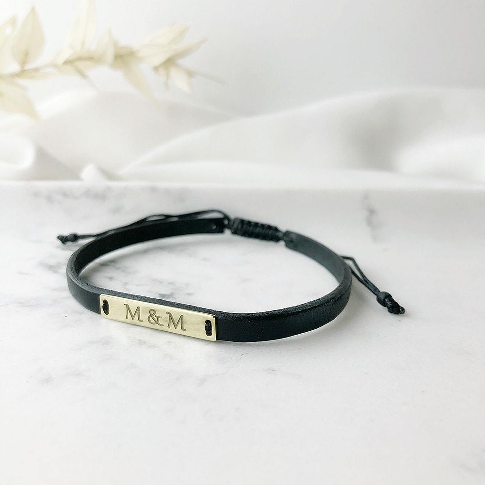 Bratara-pe-piele-cu-tablita-argint-placat Bratara-pe-piele-cu-tablita-argint-placat