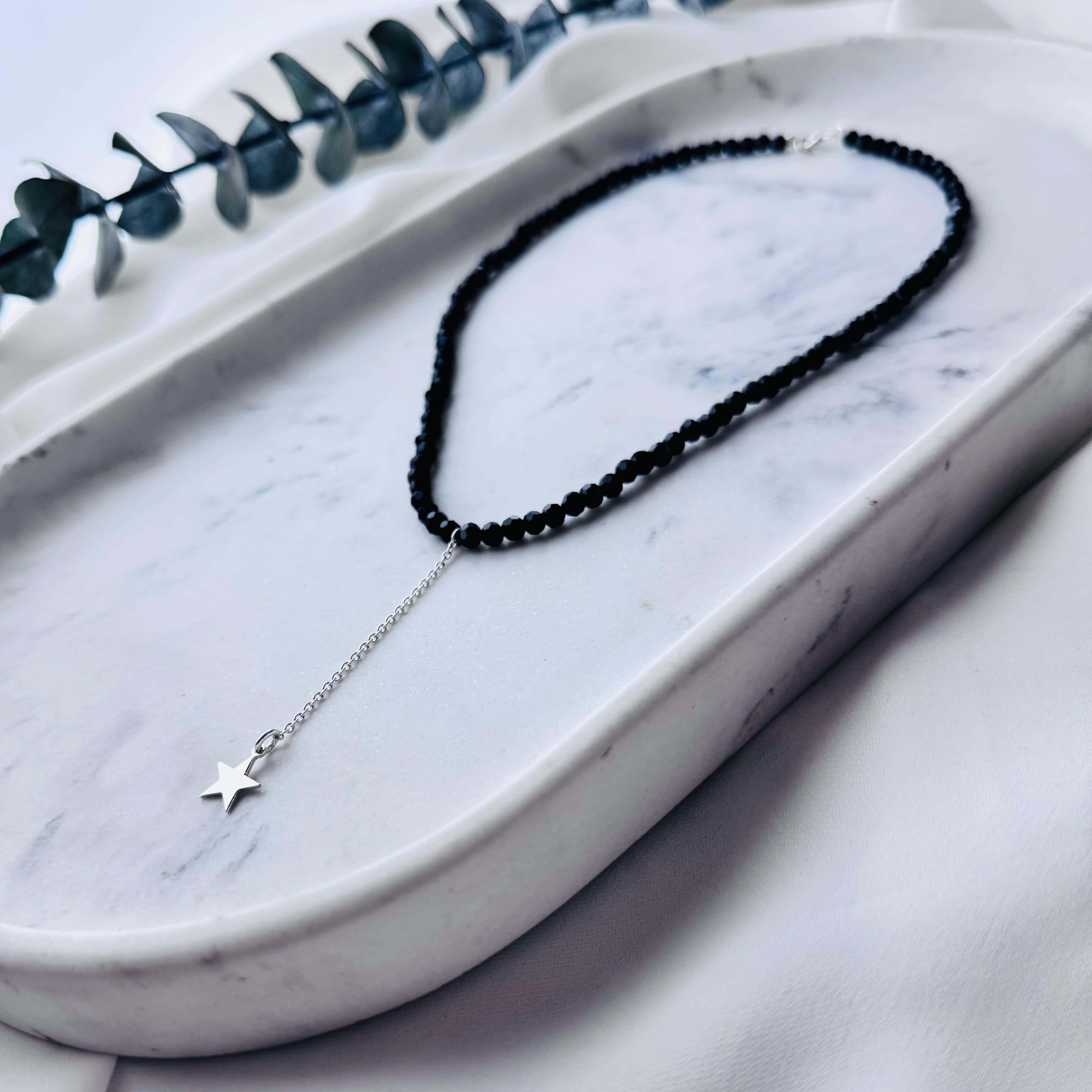 „Sub-Cerul-Instelat-–-Colier-Handmade-cu-Sticla-si-Argint-1.